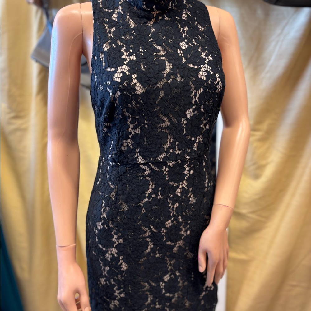 Forever‎ 21 Midnight Lace Midi Dress